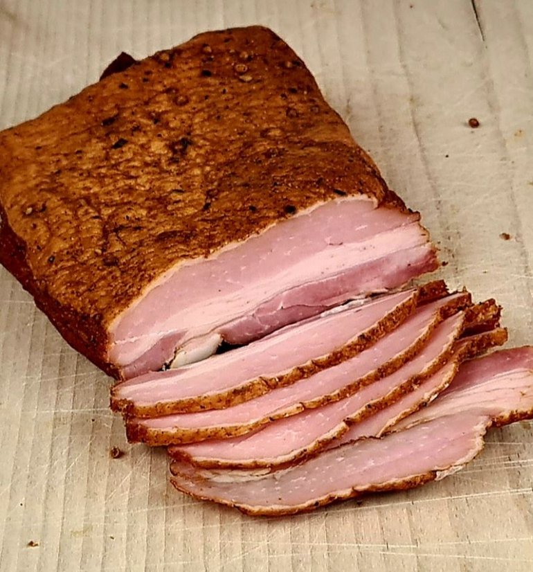 Pastrami špek, balení cca 0,4 kg
