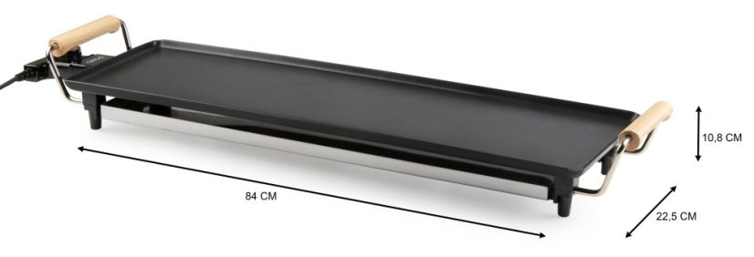 Rodinný gril Teppanyaki - Wood Look