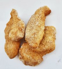Kuřecí FILETY z prsou, PŘEDSMAŽENÉ nebo USMAŽENÉ,  hmotnost cca 65 g/kus