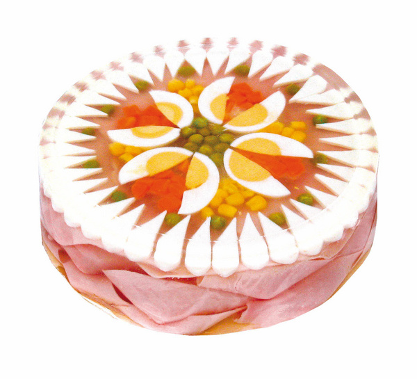 Aspikový dort - různé tvary (srdce, číše...) - Aspikový dort: Dort kulatý -  hmotnost nejméně 1,8 kg