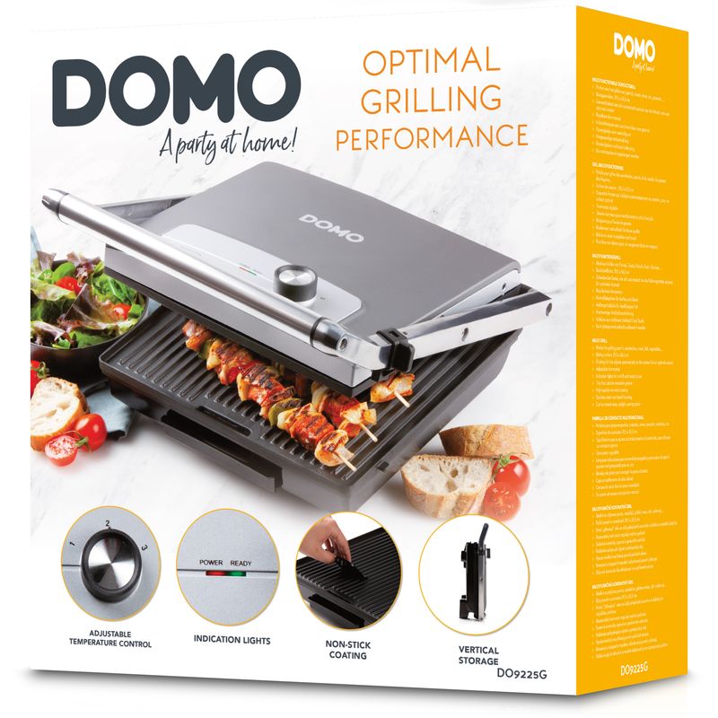 Kontaktní gril  – Panini Cool Touch, nerezové provedení, GSDO 9225G
