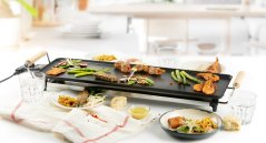 Rodinný gril Teppanyaki - Wood Look