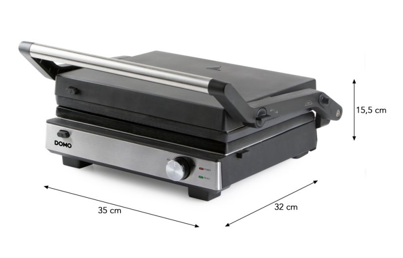 Elektrický kontaktní gril a vaflovač 2v1 s výměnnými deskami