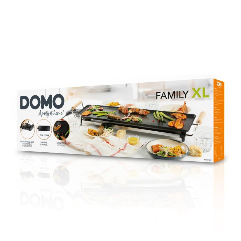 Rodinný gril Teppanyaki - Wood Look