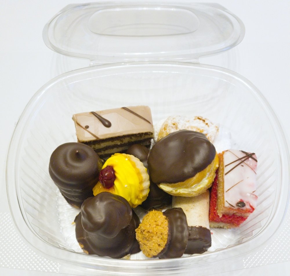 Ochutnávková krabička s mini zákusky